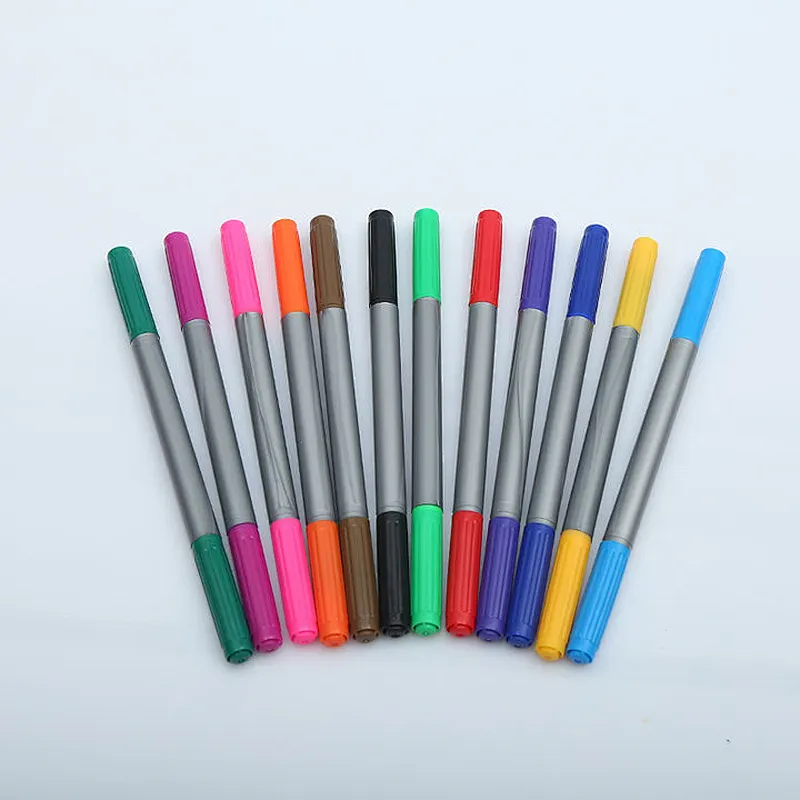 xcellent quality Superior new product water proof Pigment Drawing pen marker Double head