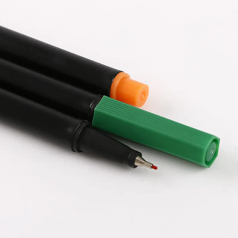 Latest product smooth writing fashionable multi-functional stationery marker fineliner color pen set