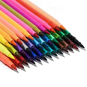 Water based coloring 48colors calligraphy watercolor brush marker pen set for paintingWater based coloring 48colors calligraphy