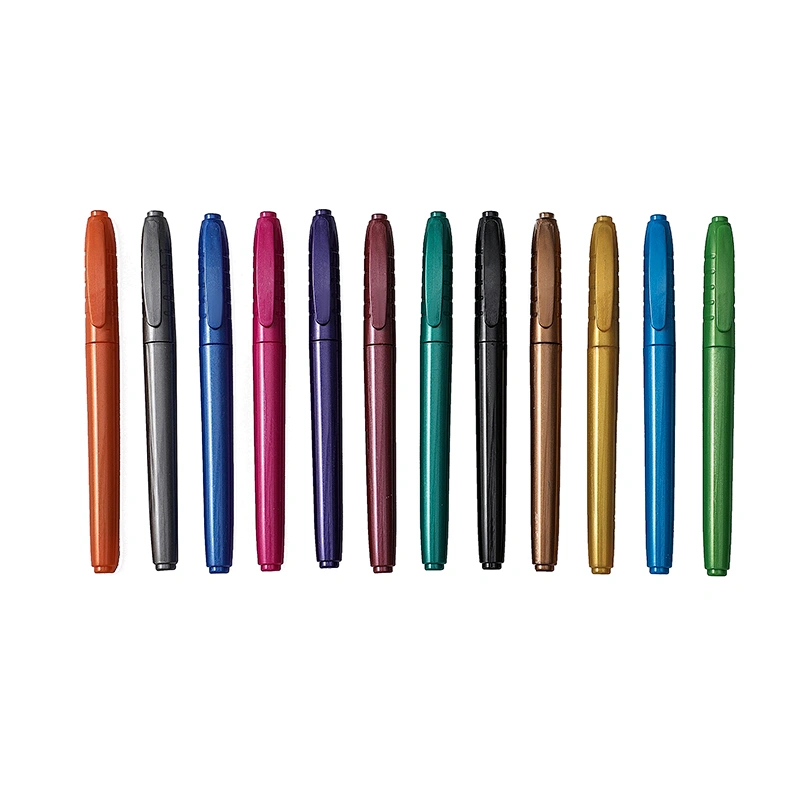 Premium Quality Water Based Craft Work Pen Gold and Silver Metallic Permanent Marker Pen