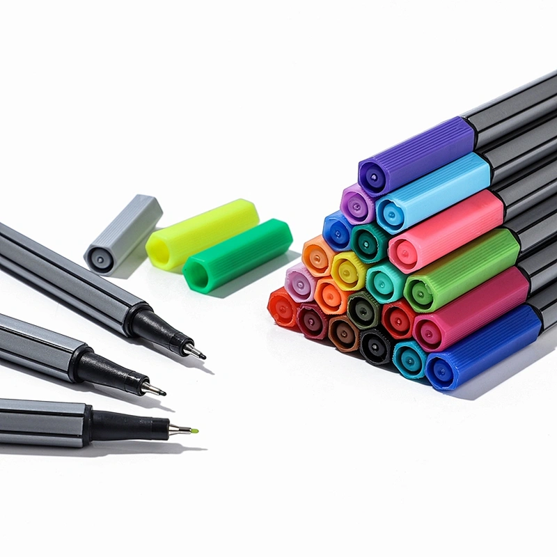 high-qulity hot selling 12 pcs colors fineliner pens drawing painting art marker pens