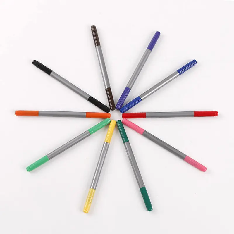 xcellent quality Superior new product water proof Pigment Drawing pen marker Double head