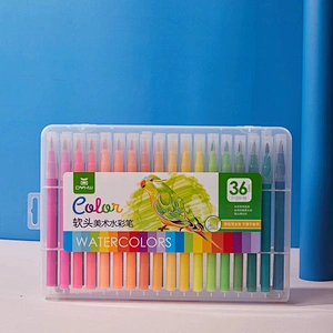Water based coloring 48colors calligraphy watercolor brush marker pen set for paintingWater based coloring 48colors calligraphy