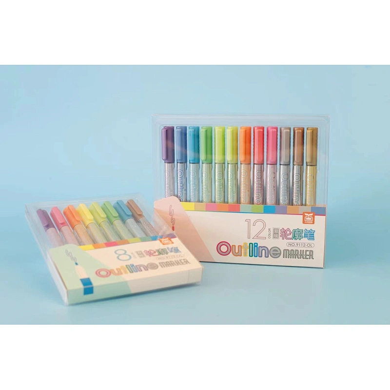 Outline markers pen
