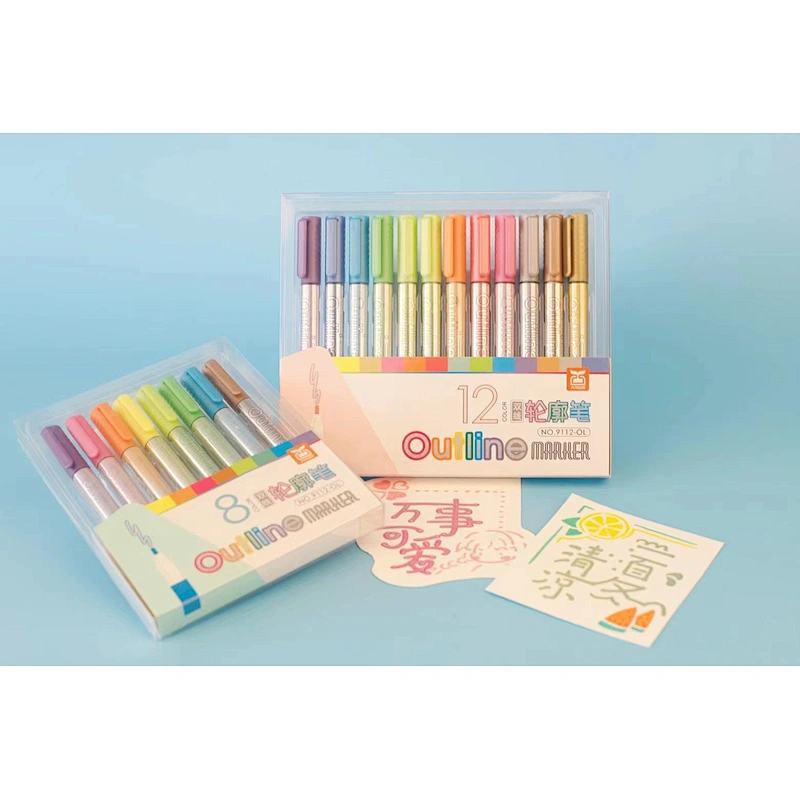 Outline markers pen