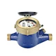 Multi Jet Wet Type Liquid Sealed Vane Wheel Model 2 Brass Water Meter