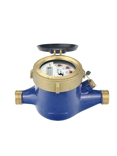 Multi Jet Wet Type Liquid Sealed Vane Wheel Model 2 Brass Water Meter