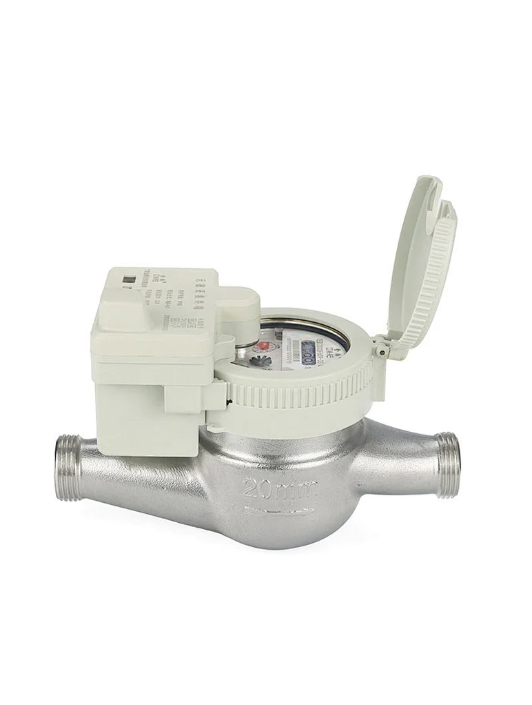Multi Jet Wet Type Liquid Sealed Intelligent SS Water Meter , how to ...