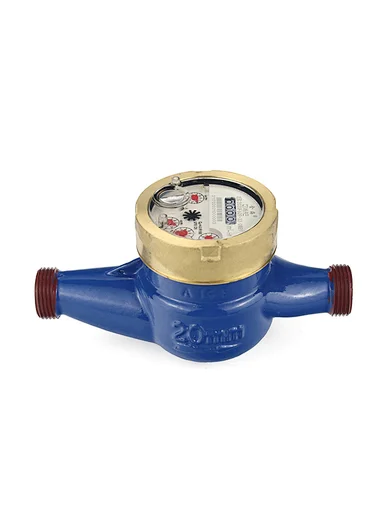 Multi Jet Wet Type Liquid Sealed Vane Wheel Iron 2 Base Water Meter