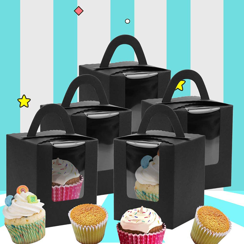 Custom Cupcake Boxes with Window
