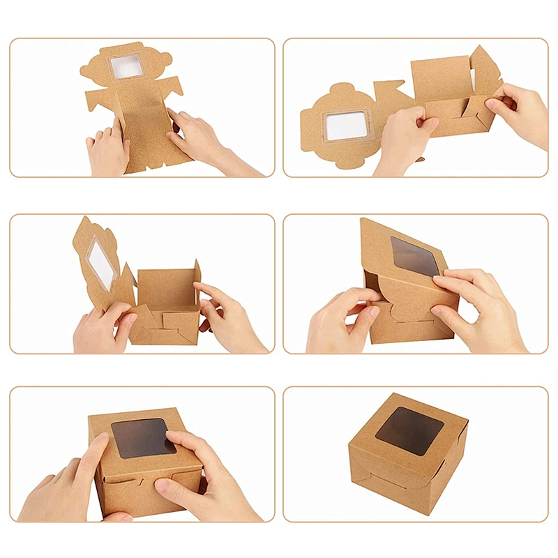 Cardboard Paper Bakery Boxes
