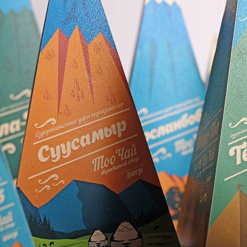 Triangle Tea Packaging Box