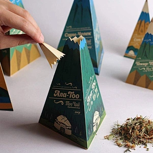 Triangle Tea Packaging Box