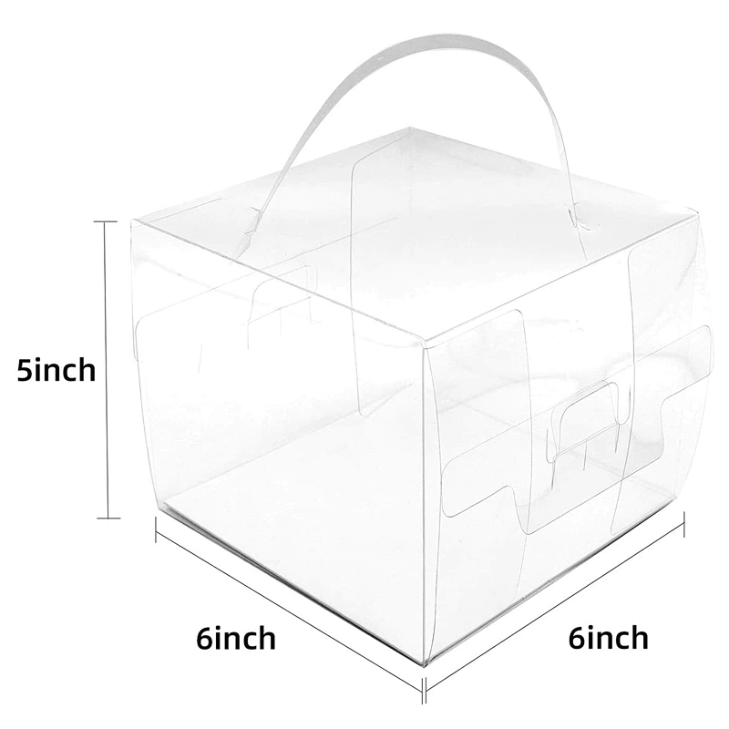 Foldable Clear Cake Boxes