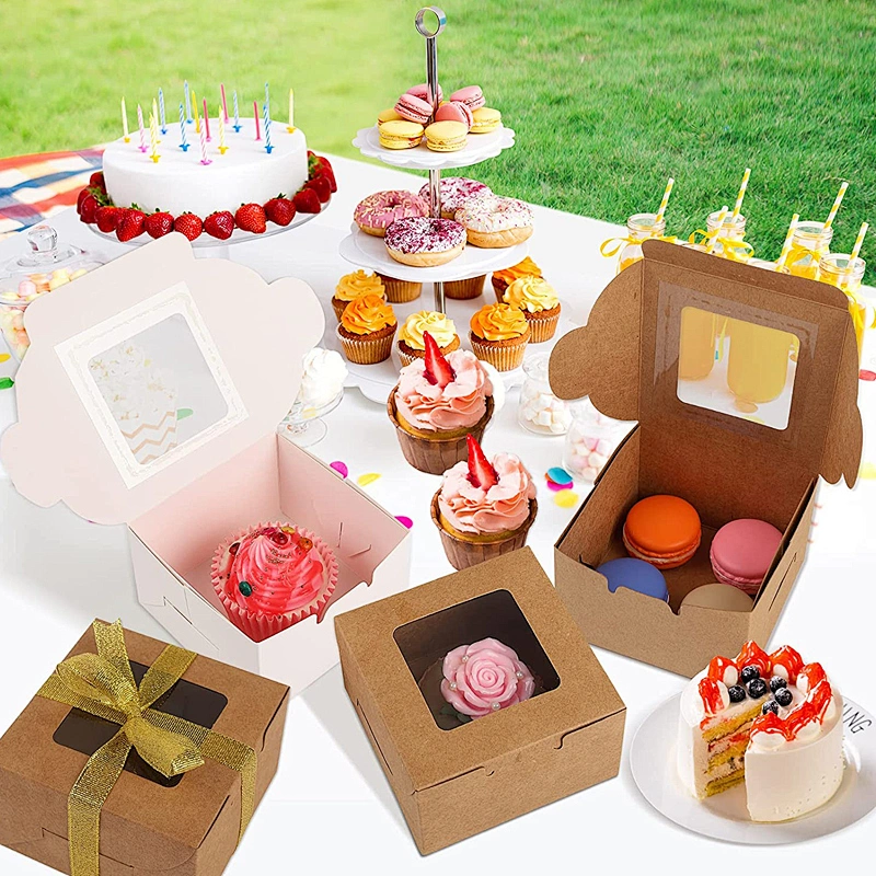 Cardboard Paper Bakery Boxes