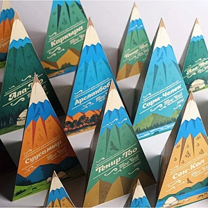 Triangle Tea Packaging Box