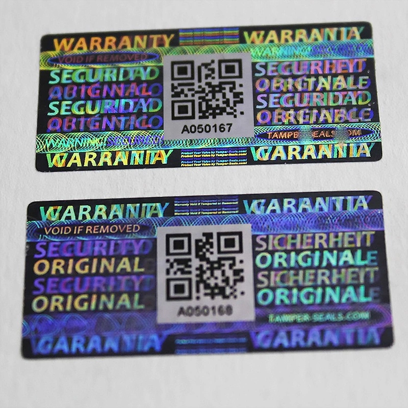 3D Holographic Security Sticker Label