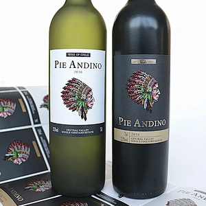 Glitter Wine Label