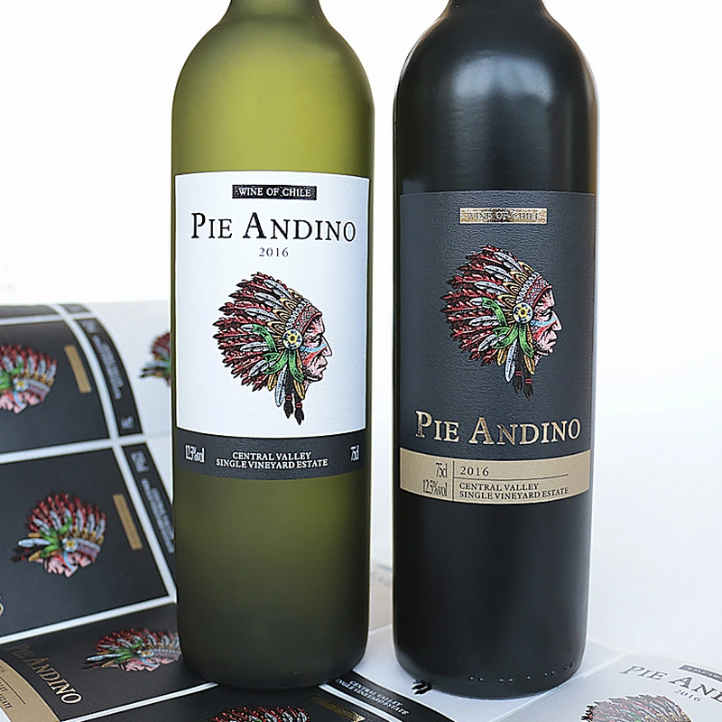 Glitter Wine Label