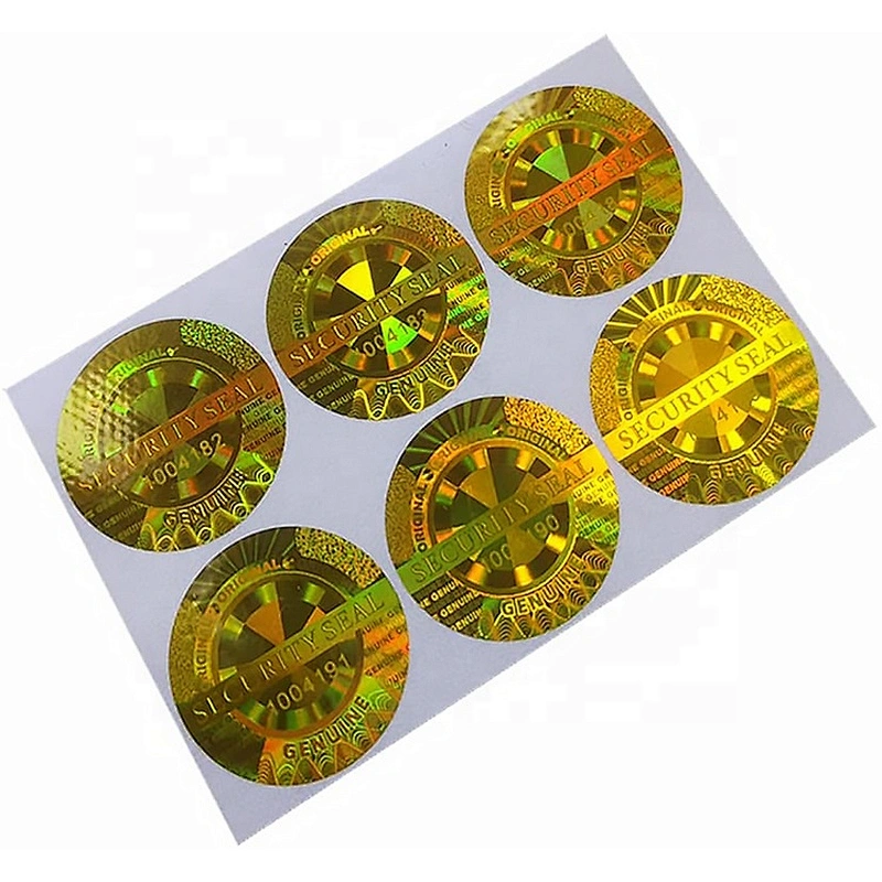 Laser Die Cut Hologram Sticker
