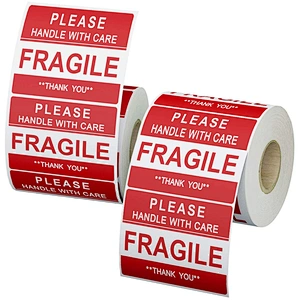 Fragile Up Stickers Label