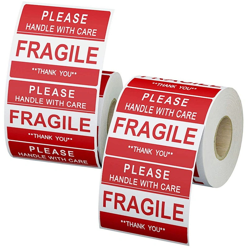 Fragile Up Stickers Label