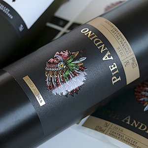 Glitter Wine Label