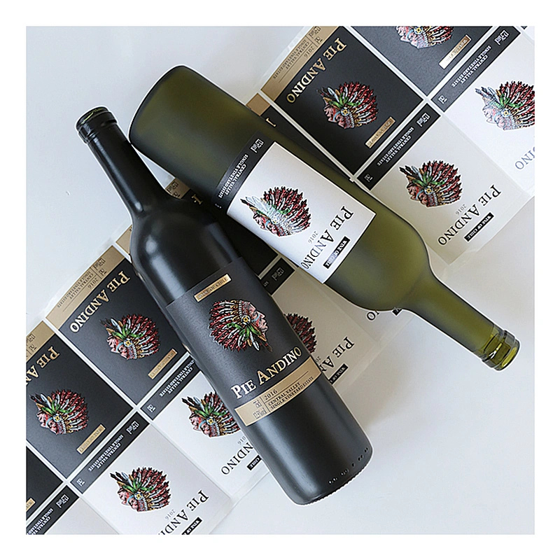 Glitter Wine Label