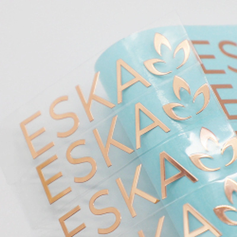 Gold Metal Labels Sticker
