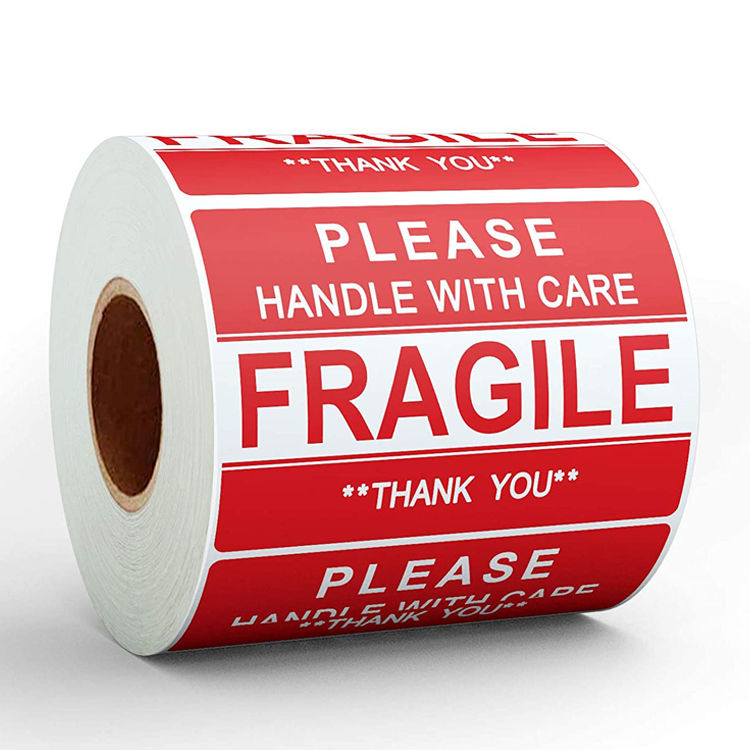 Fragile Up Stickers Label