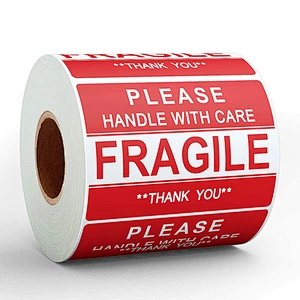 Fragile Up Stickers Label