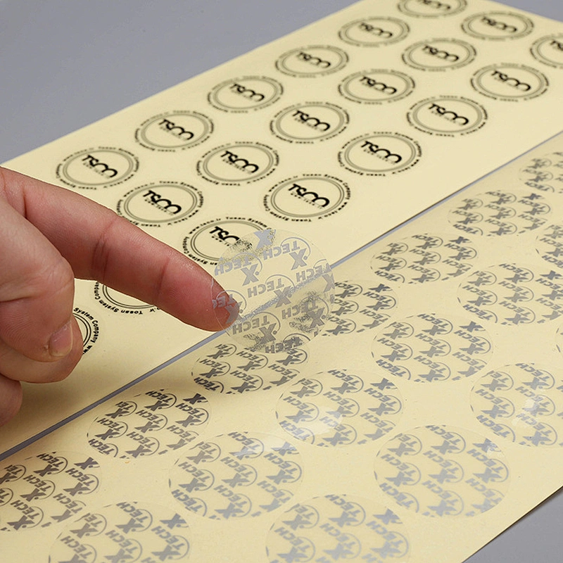 PET Adhesive Labels Stickers