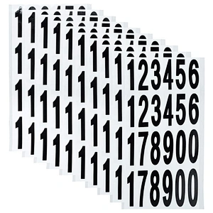 Self Adhesive Vinyl Numbers Sticker