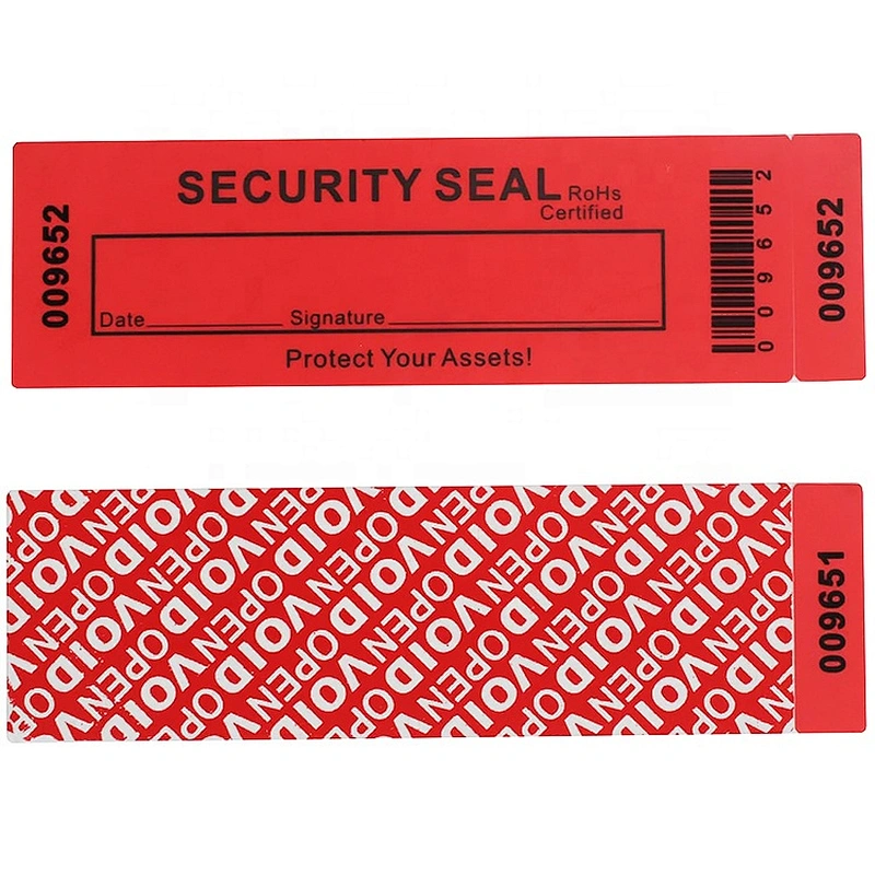 Custom Tamper Evident Seal Sticker