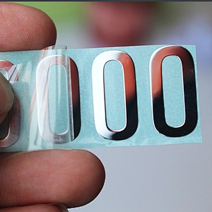 3D Letters Alphabet Sticker