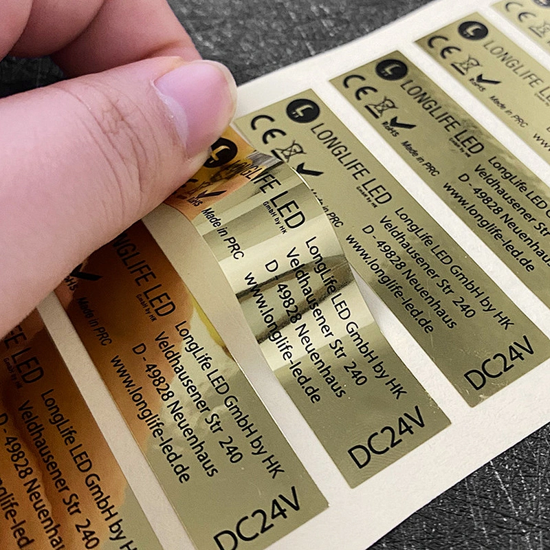 PVC Custom Sticker Label