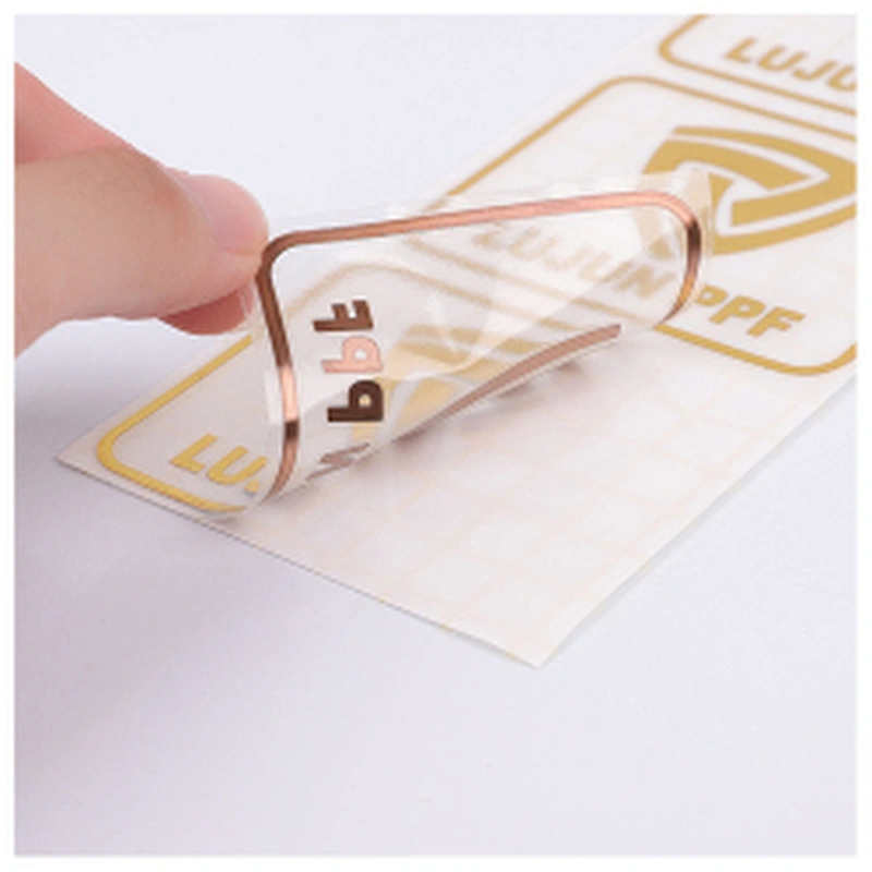 Matte Silver Metal Sticker Label