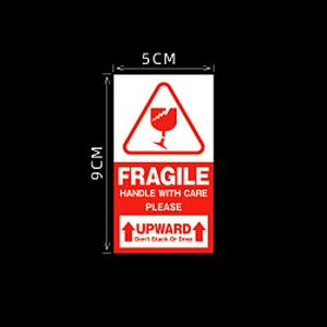 Fragile Up Stickers Label