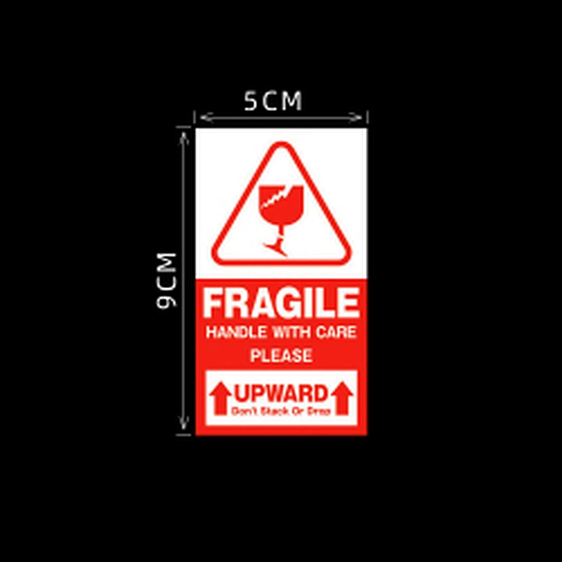 Fragile Up Stickers Label