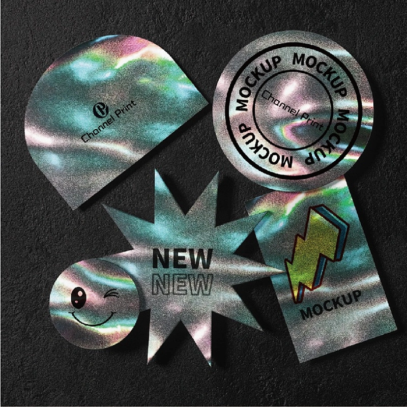 Custom Logo Hologram Stickers