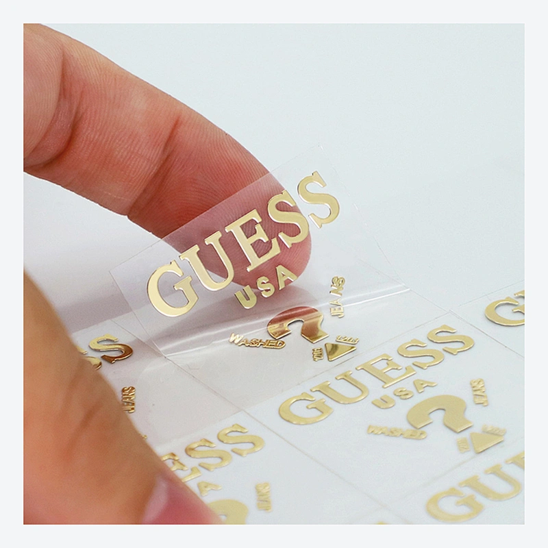 Gold Metal Labels Sticker