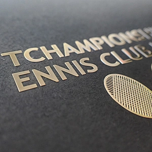 Gold Metal Labels Sticker