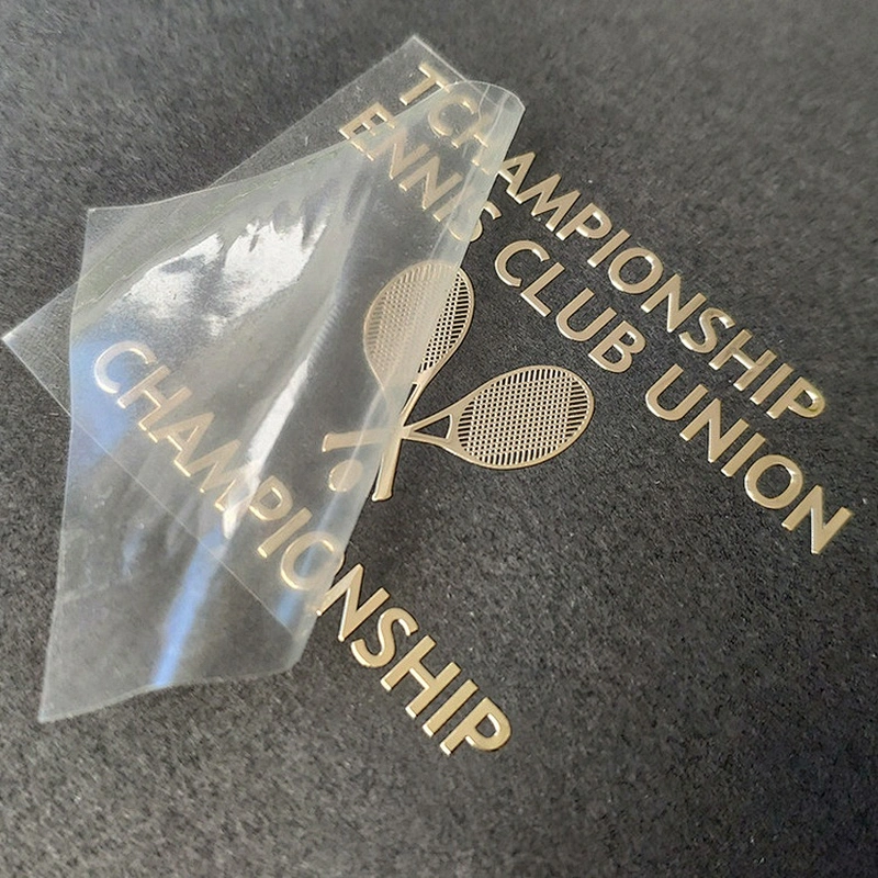 Gold Metal Labels Sticker