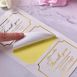 Thank You Stickers Labels Packaging Seals