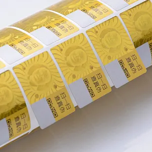 Scratch Off Coating Security Label Stickers