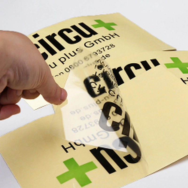 PET Film Sticker Waterproof Label
