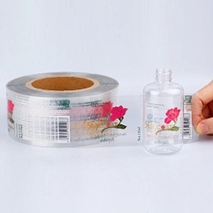 Clear Hot Stamping Gold Foil Stickers