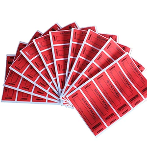 Custom Tamper Evident Seal Sticker