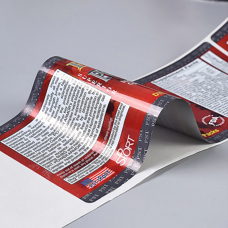 PET Film Sticker Waterproof Label