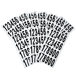 Self Adhesive Vinyl Numbers Sticker